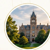 Historic university campus building from the original CNY visual reference