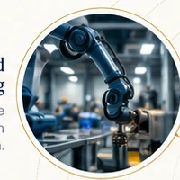 Industrial robotics and automated manufacturing from approved V2 artwork